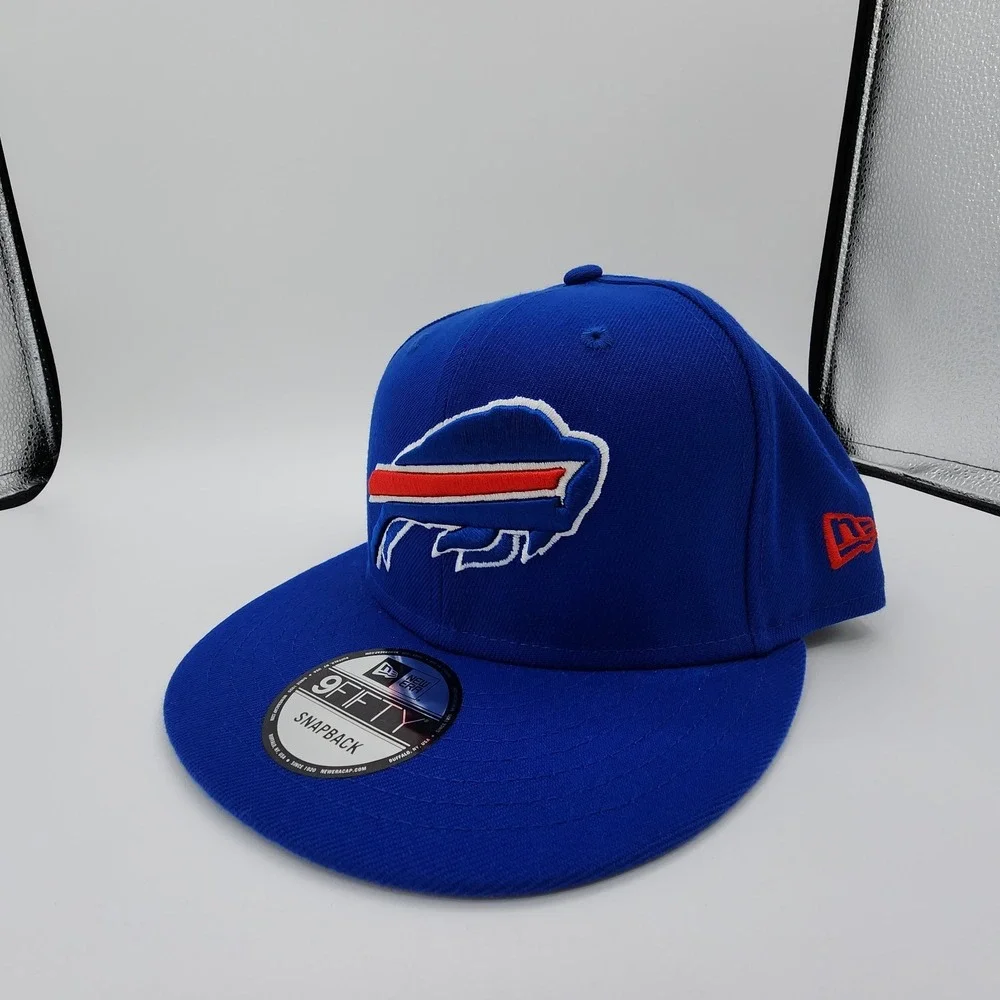 New Era Buffalo Bills 9Fifty Snapback Hat Blue Adjustable Classic Logo Cap NEW‎